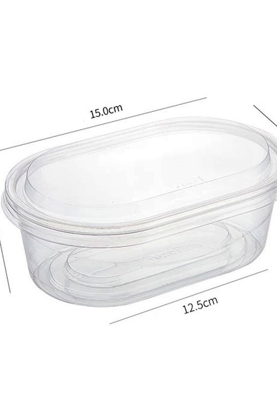 Clear PET Plastic Oval Shape Cake Container With Lid - TEM IMPORTS™