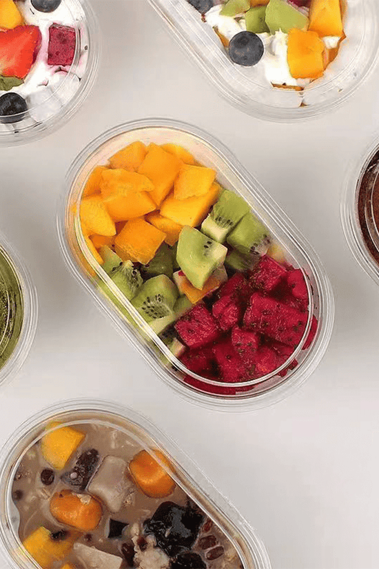 Clear PET Plastic Oval Shape Cake Container With Lid - TEM IMPORTS™