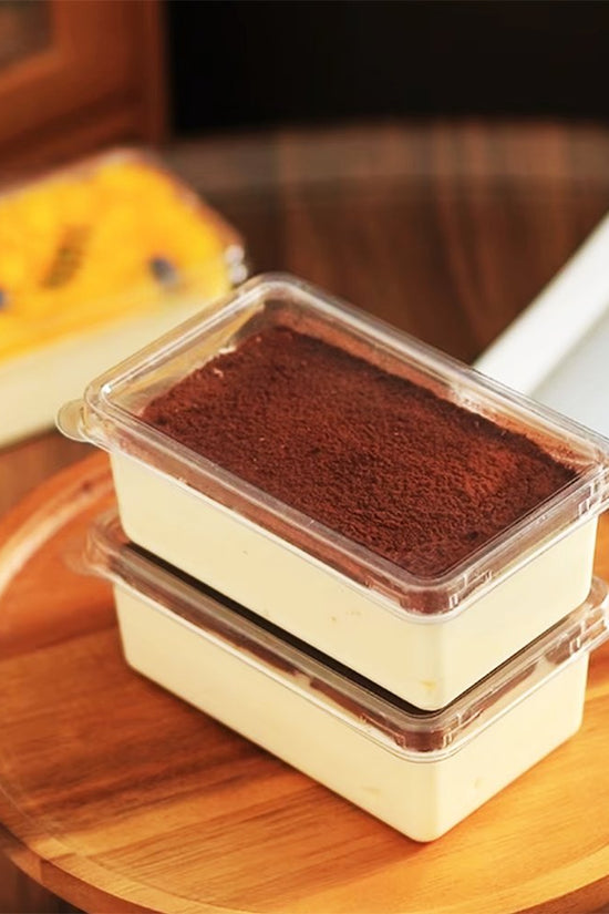 Clear PET Plastic Rectangular Cake Container With Lid - Small - TEM IMPORTS™