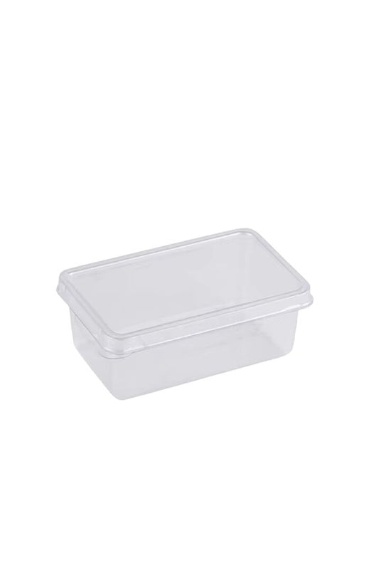 Clear PET Plastic Rectangular Cake Container With Lid - Small - TEM IMPORTS™