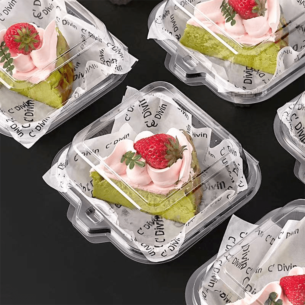 Clear PET Takeaway Burger Box Food Clam - TEM IMPORTS™