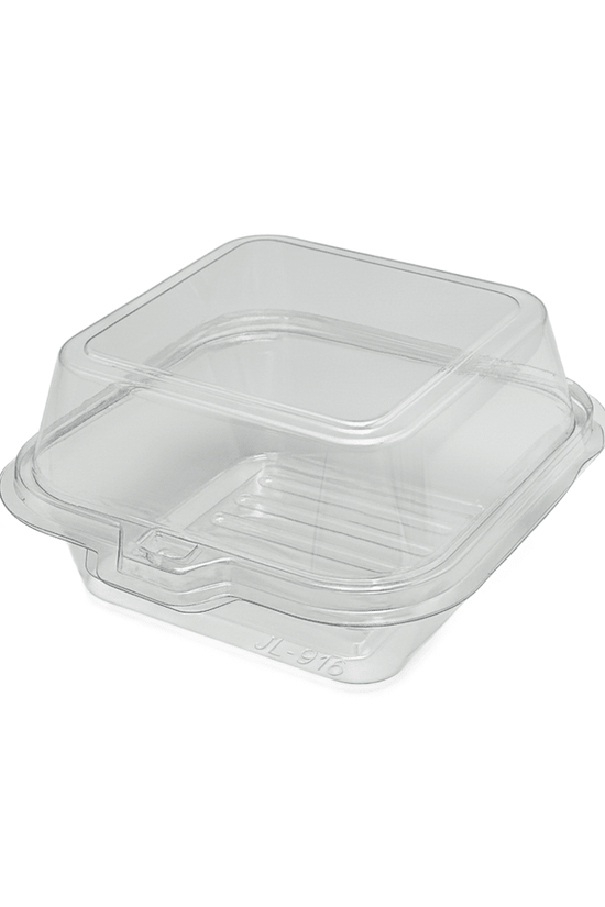 Clear PET Takeaway Burger Box Food Clam - TEM IMPORTS™