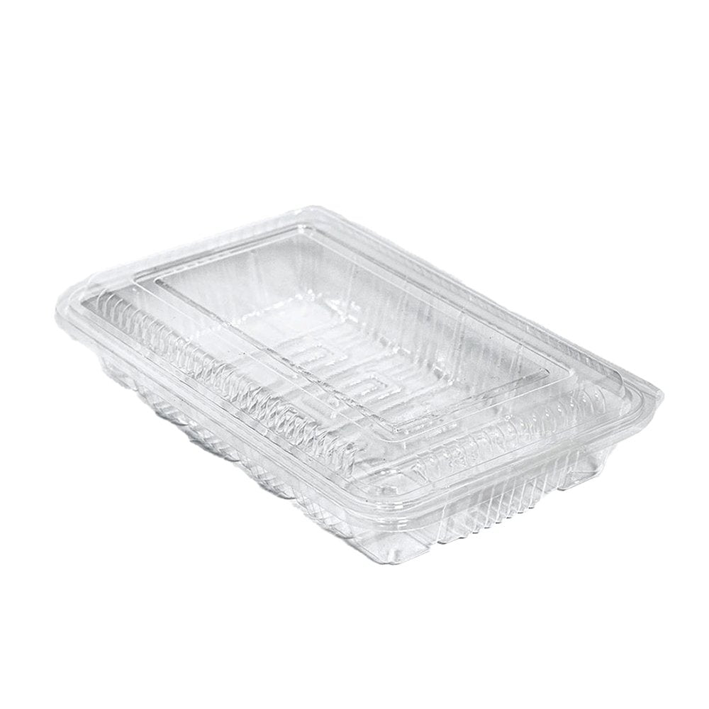 Clear Plastic 6 Rolls Sushi Hinged Lid Container - TEM IMPORTS™