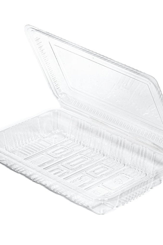 Clear Plastic 6 Rolls Sushi Hinged Lid Container - TEM IMPORTS™