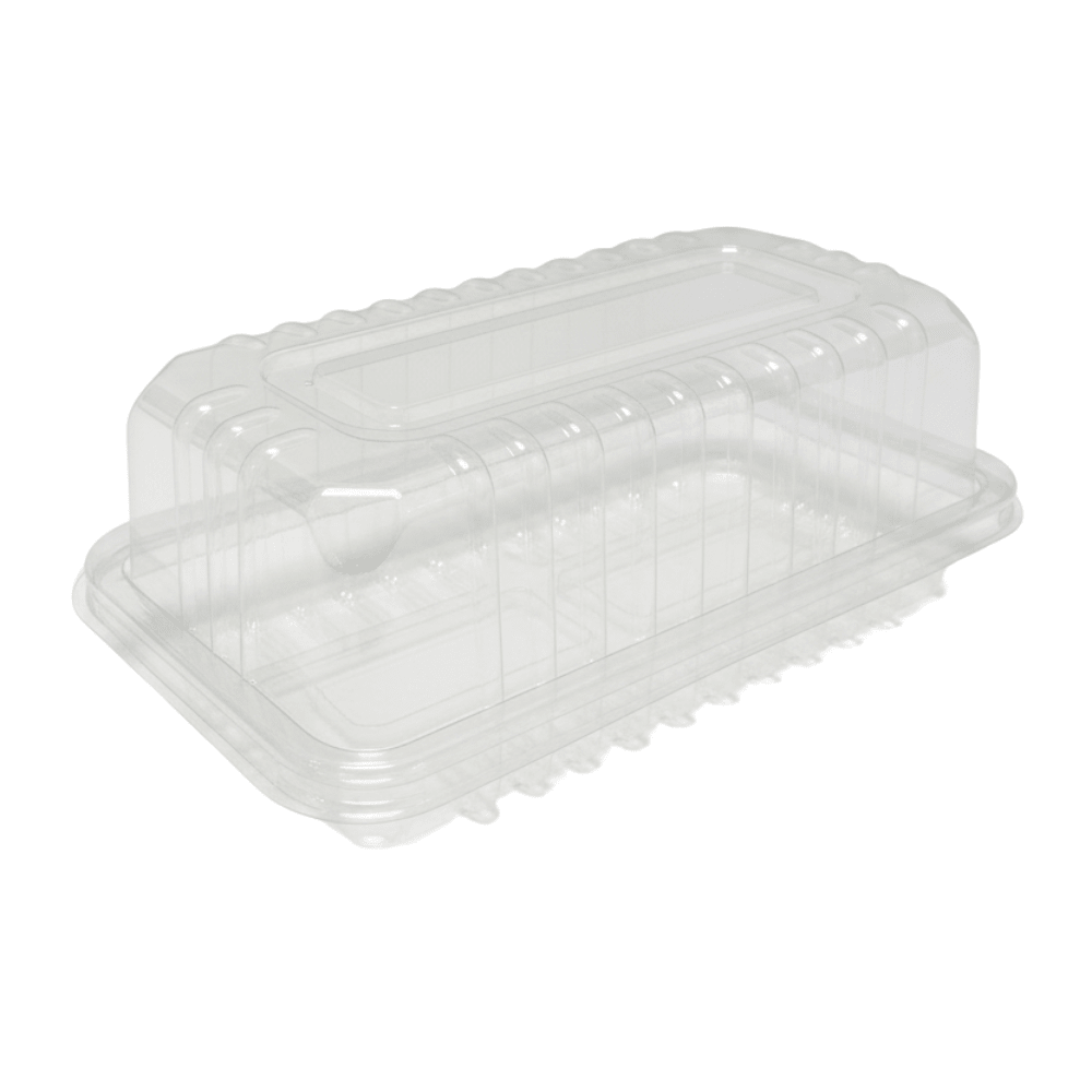 Clear Plastic Bar Cake Container with High Dome Lid – 300/Carton - TEM IMPORTS™