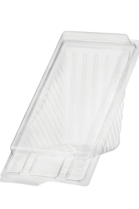 Clear Plastic Sandwich Wedges Hinged Lid Container - Large - TEM IMPORTS™