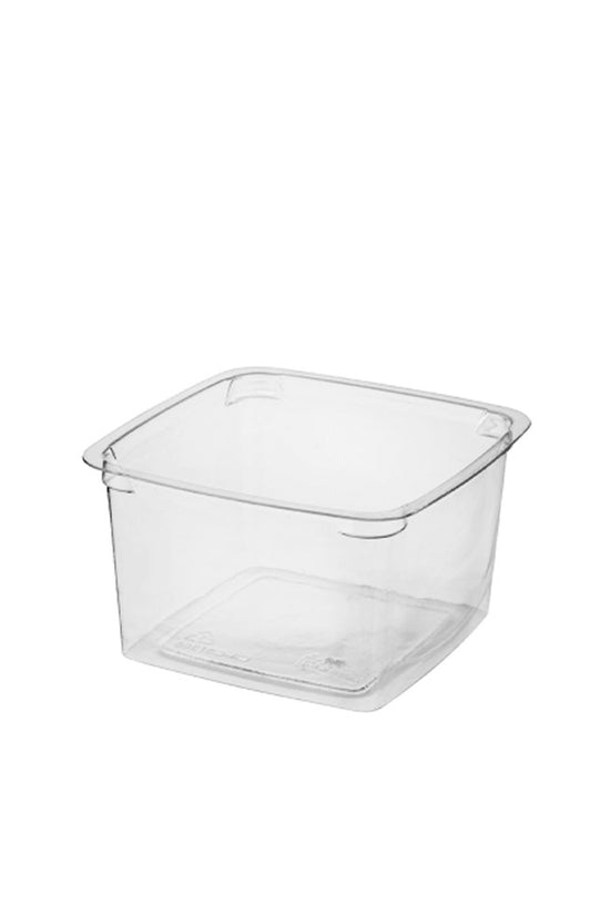 Clear Square Portion Control / Dessert Plastic Containers - 300mL - TEM IMPORTS™
