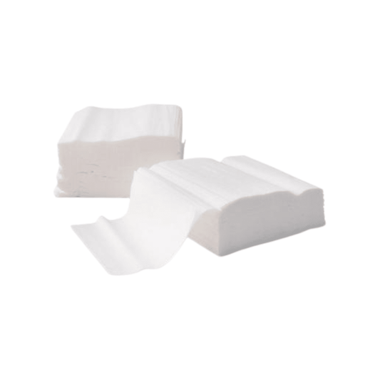 Commercial 2-Ply Interleaved Toilet Tissue – 9,000 Sheets (36Packs/Carton) - TEM IMPORTS™