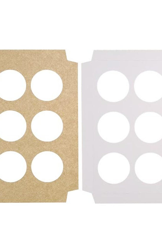 Cupcake Insert To Fit Medium/Large Tray - 6 Holes 50pc/PK - TEM IMPORTS™