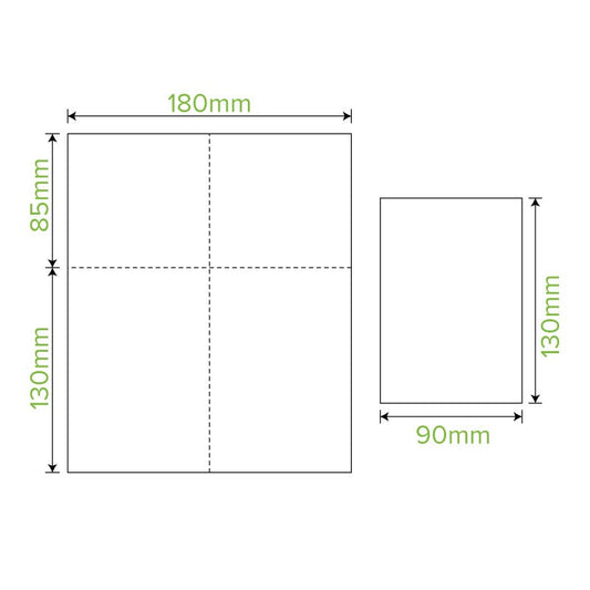 D-Fold Compact 1-Ply White Dispenser BioNapkin - 5000pcs/Ctn - TEM IMPORTS™