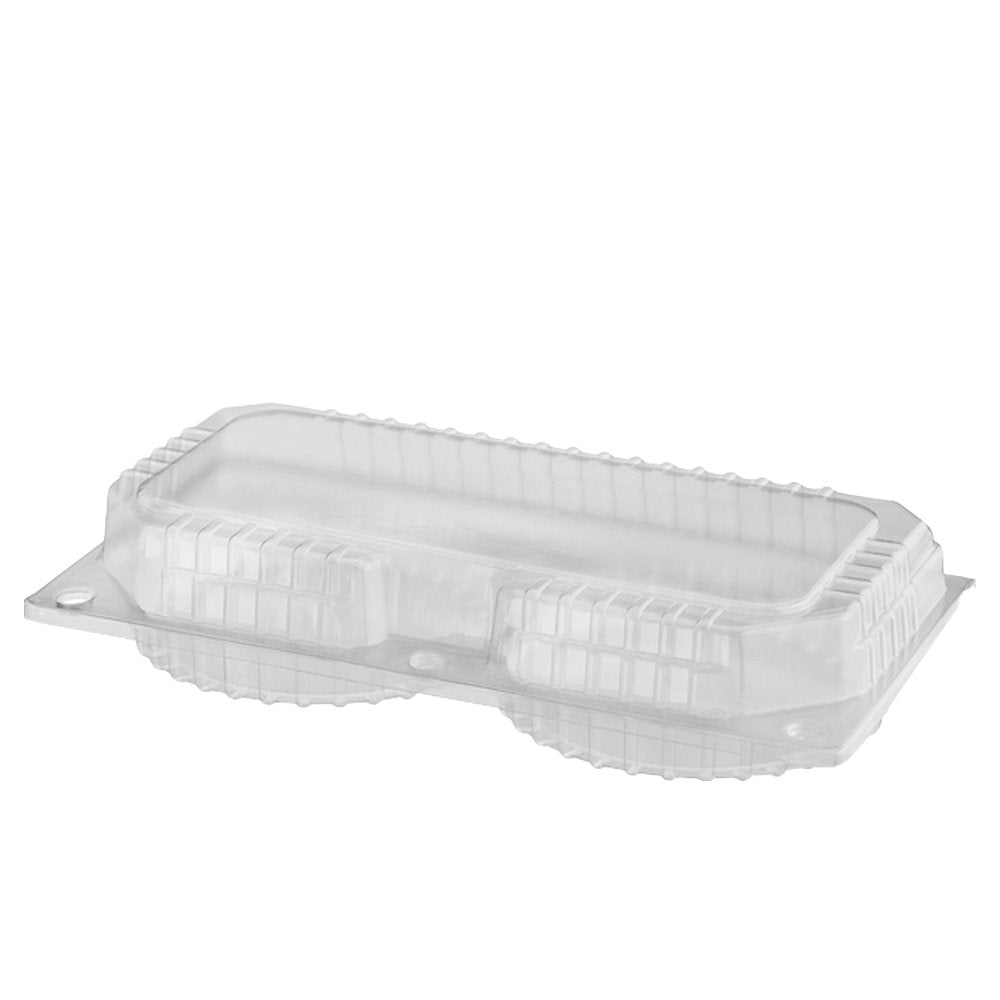 Double Custard Clearview Hinged Lid Container - TEM IMPORTS™