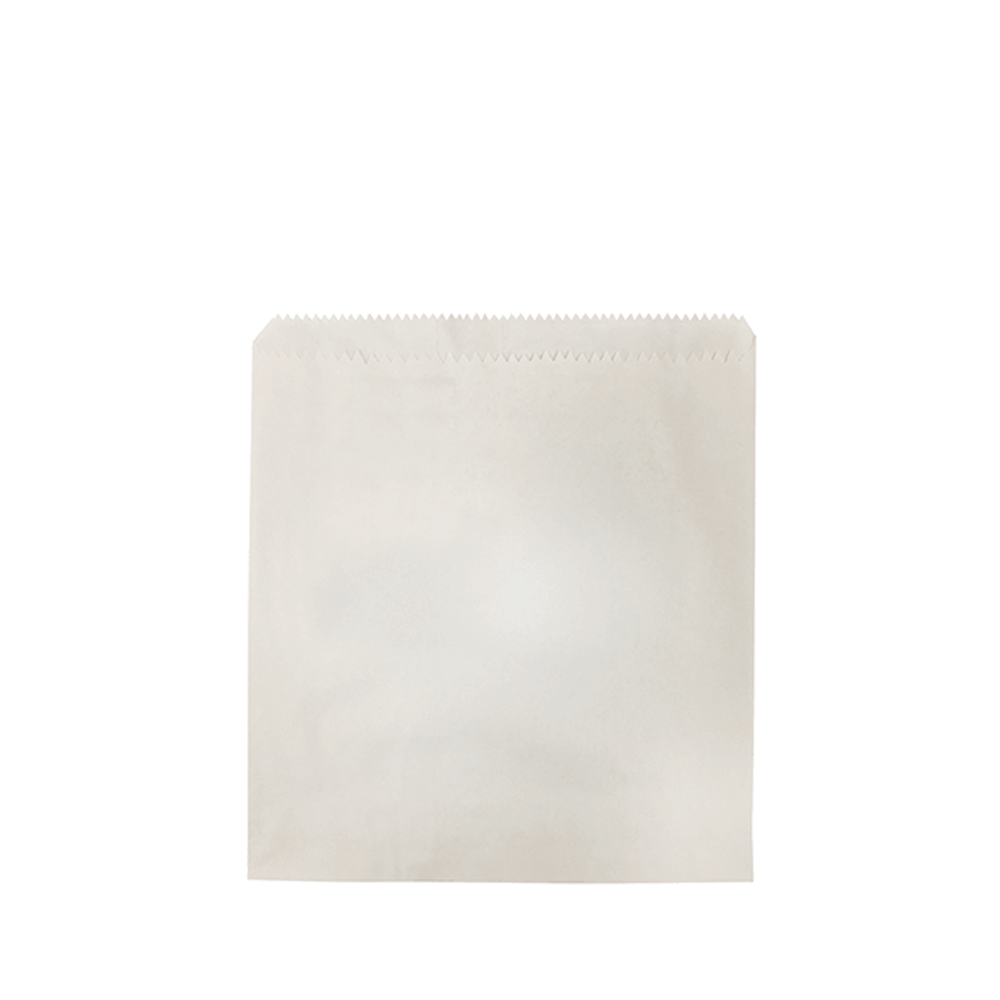 1 Square White GPL Paper Bag - Pack of 500