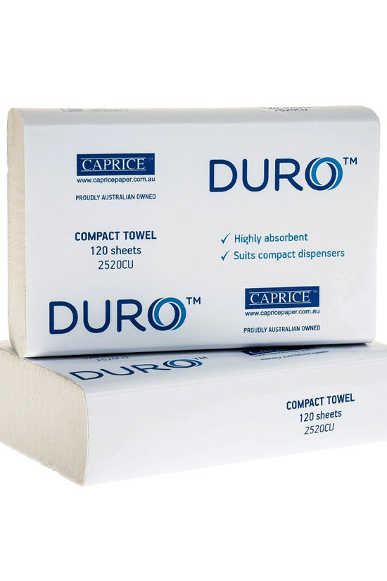 Duro Compact Interleaved Towel 29cm x 20cm - 2400/CTN - TEM IMPORTS™