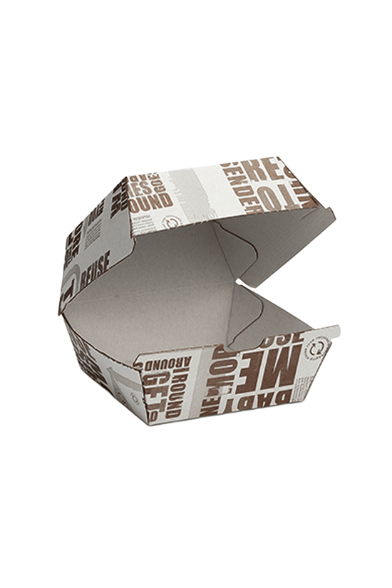 Enviro Range Newspaper Print Design Burger Clamshell - 250/CTN - TEM IMPORTS™