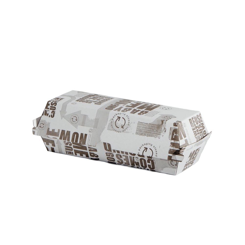 Enviro Range Newspaper Print Design Hot Dog Box - 200/CTN - TEM IMPORTS™