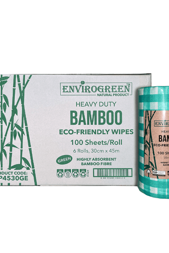 Envirogreen Eco - Friendly Bamboo Wipes - Green - TEM IMPORTS™