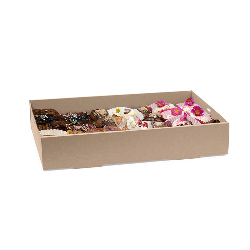 Extra Large BioBoard Catering Tray Base - 50pcs/Ctn - TEM IMPORTS™