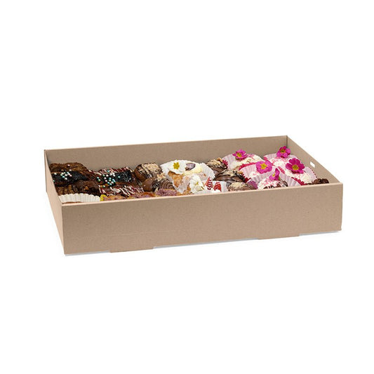 Extra Large BioBoard Catering Tray Base - 50pcs/Ctn - TEM IMPORTS™