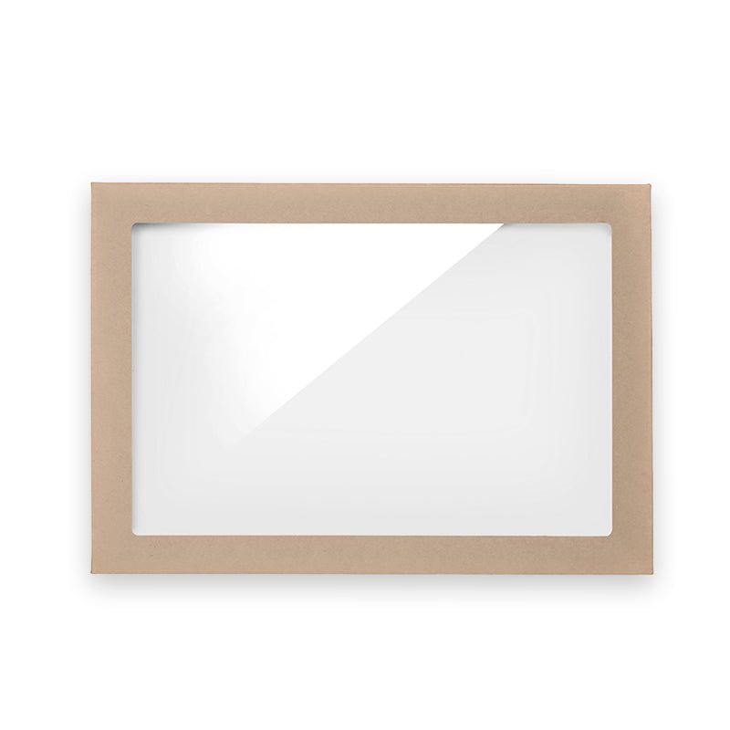 Extra Large BioBoard Catering Tray Window Lid - 50pcs/Ctn - TEM IMPORTS™