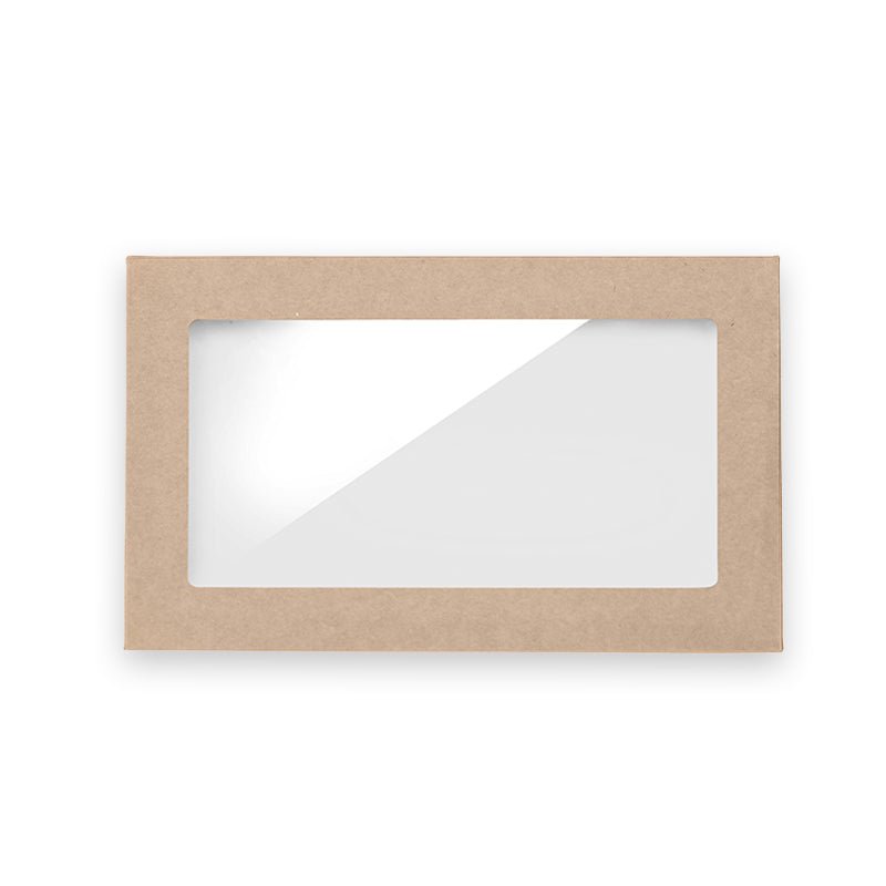 Extra Small BioBoard Catering Tray Window Lid - 100pcs/Ctn - TEM IMPORTS™