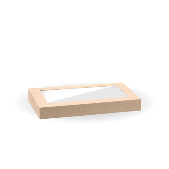 Extra Small BioBoard Catering Tray Window Lid - 100pcs/Ctn - TEM IMPORTS™
