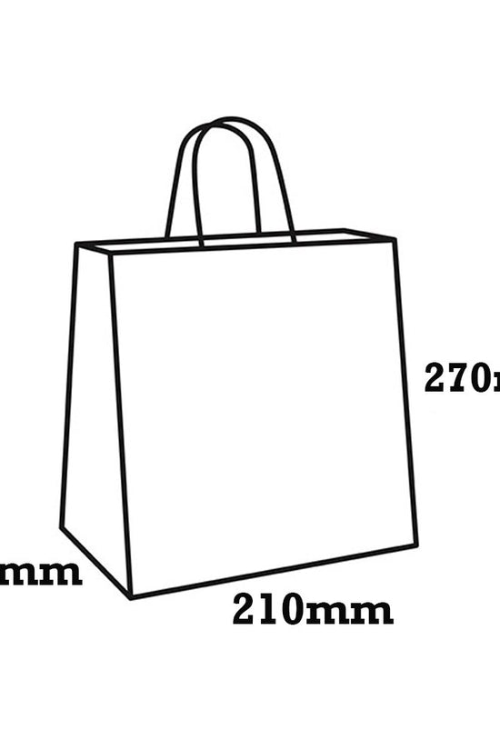 Extra Small Black Twisted Paper Handle Bag - TEM IMPORTS™
