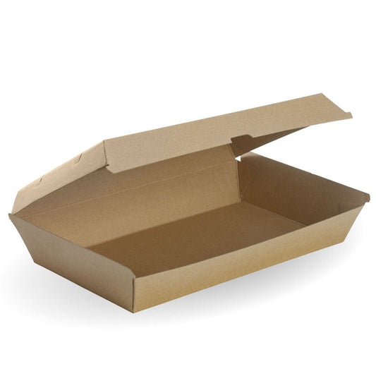 Family BioBoard Kraft Box - 100pcs/Ctn - TEM IMPORTS™
