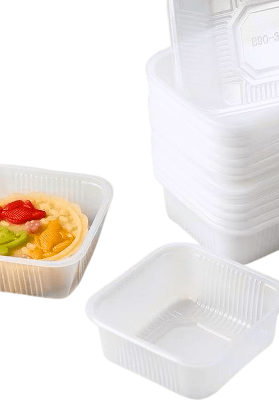 Food-Grade Plastic Mooncake Trays Matt - 90x90 - TEM IMPORTS™