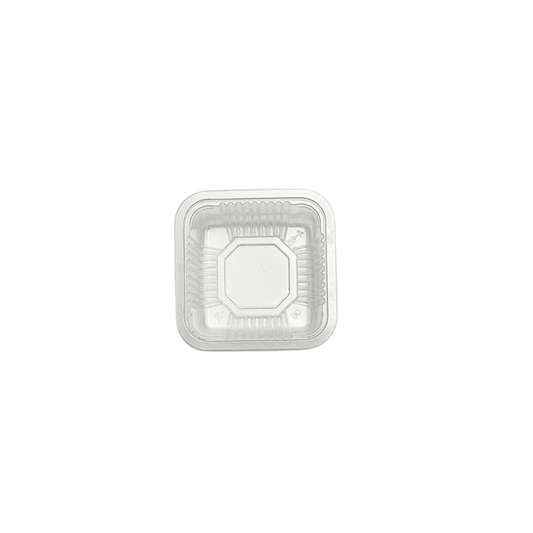 Food-Grade Plastic Mooncake Trays Matt Clear - 65x65 - TEM IMPORTS™