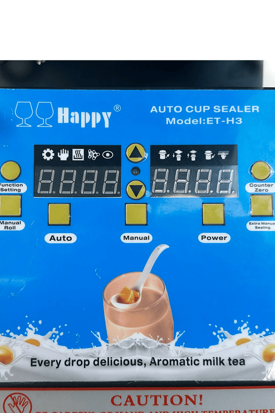 Fully Automatic Cup Sealing Machine With LCD Display Panel - TEM IMPORTS™