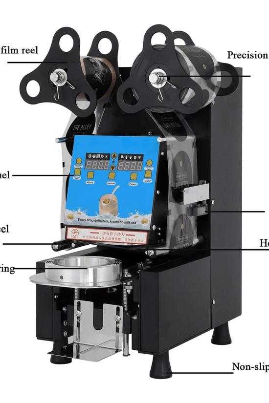 Fully Automatic Cup Sealing Machine With LCD Display Panel - TEM IMPORTS™