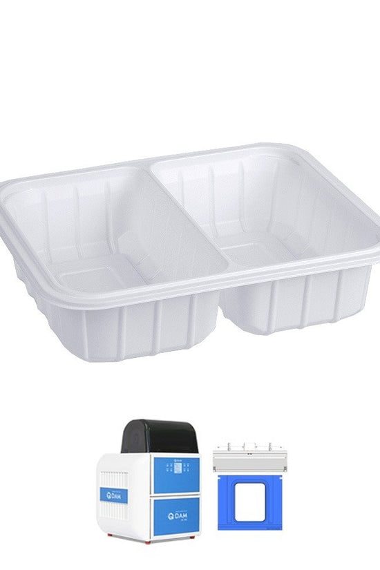 GMPack 2 Compartment Meal Tray For QS300 - 155195 - 600/CTN - TEM IMPORTS™