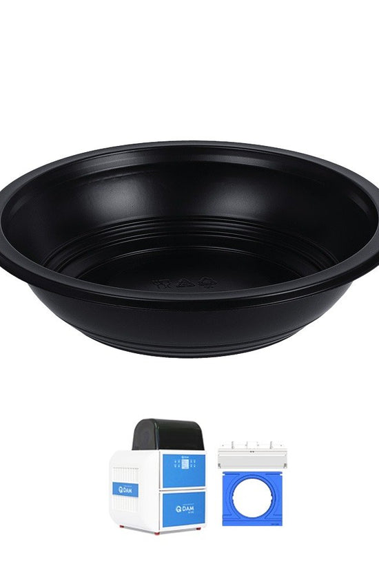 GMPack Black Round Bowl For QS300 - R210 - 440/CTN - TEM IMPORTS™