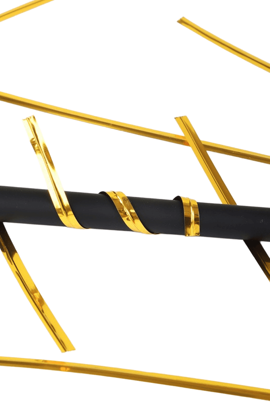 Gold Metallic Twist Tie 100mm - 500/PKT - TEM IMPORTS™
