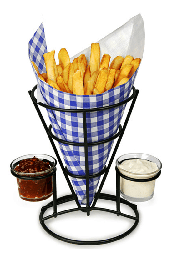 GP Gingham Food Wrapping Paper 400x330mm - 200/PK - TEM IMPORTS™