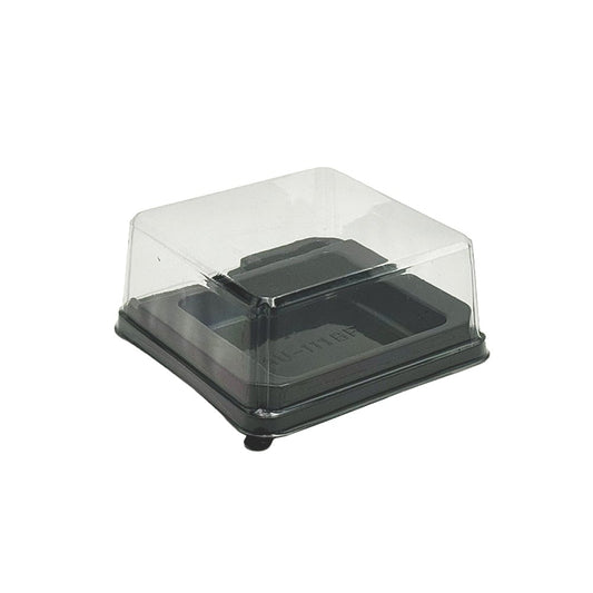 H50mm Square Internal Square With Clear Lid Container - TEM IMPORTS™