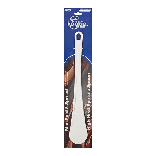 High Heat Spatula One - Piece Spoonula White - 350mm - TEM IMPORTS™