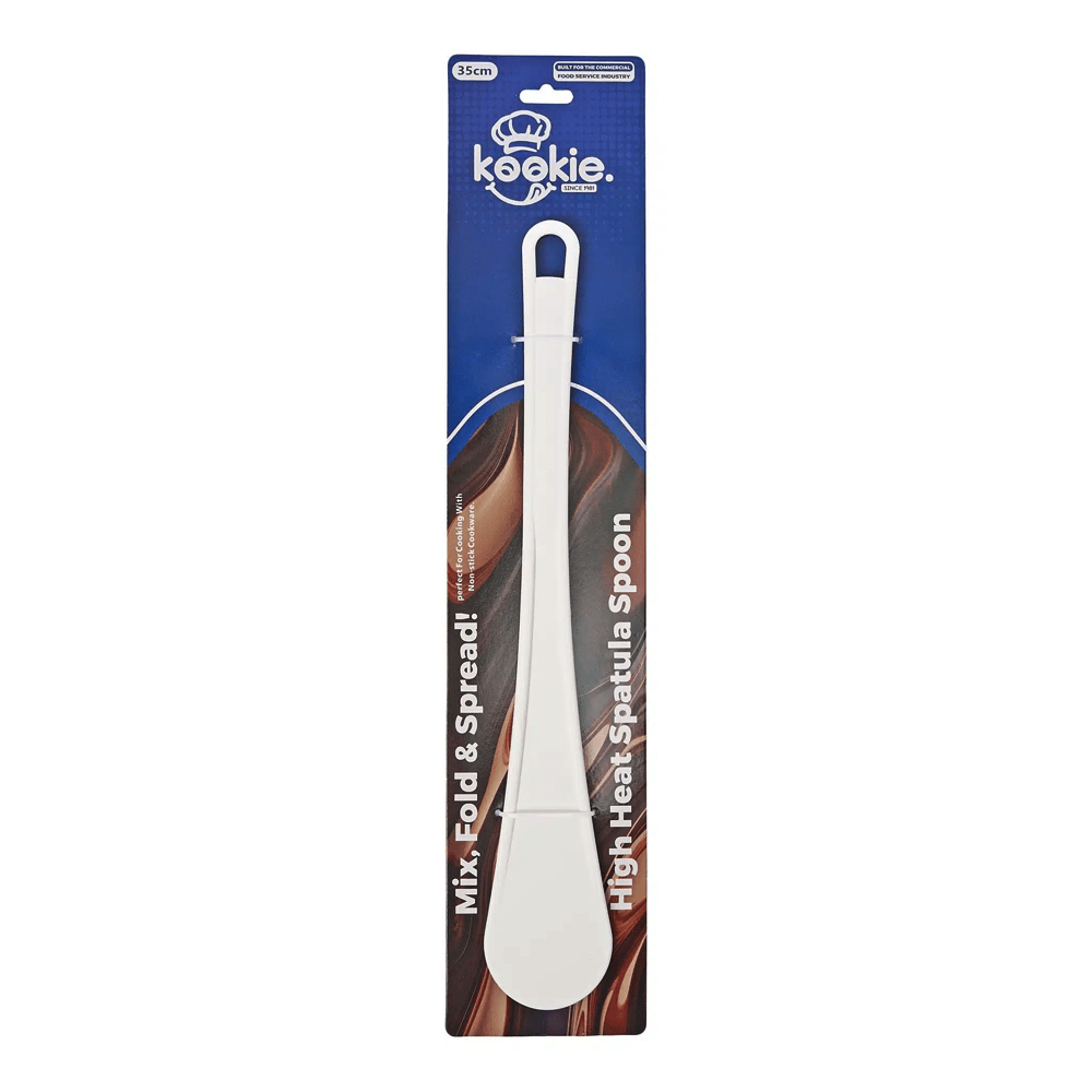 High Heat Spatula One - Piece Spoonula White - 400mm - TEM IMPORTS™