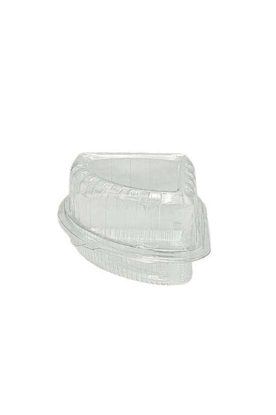 Individual Clear Quarter Slice Cake Hinged Lid - TEM IMPORTS™