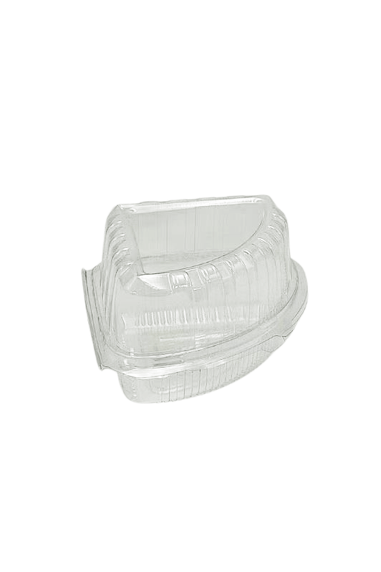 Individual Clear Quarter Slice Cake Hinged Lid - TEM IMPORTS™
