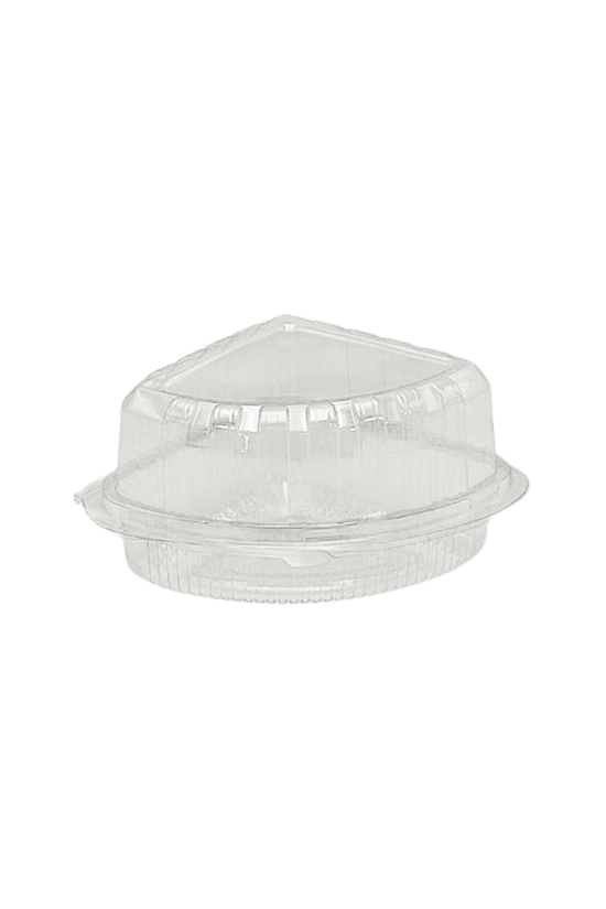 Individual Clear Quarter Slice Cake Hinged Lid - TEM IMPORTS™