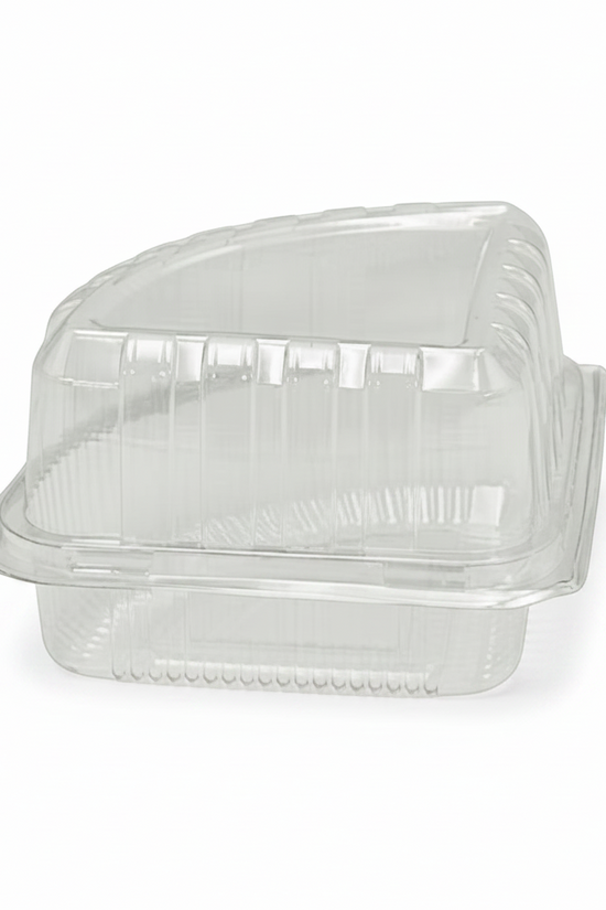 Individual Clear Quarter Slice Cake Hinged Lid - TEM IMPORTS™