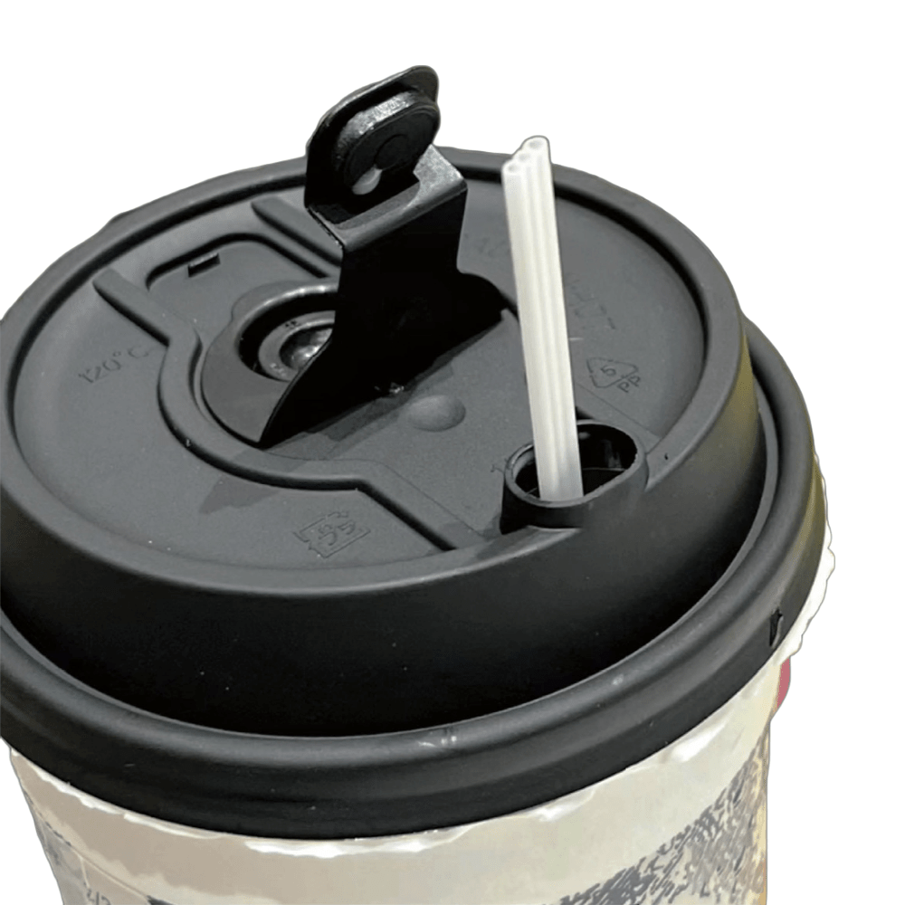 Individually Wrap PLA Three Holes Sharp End Sip Straw White - TEM IMPORTS™