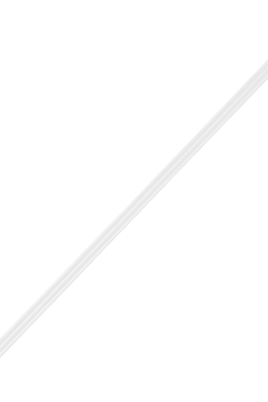 White Individually Wrapped PLA Three-Hole Sip Straws (Sharp End)