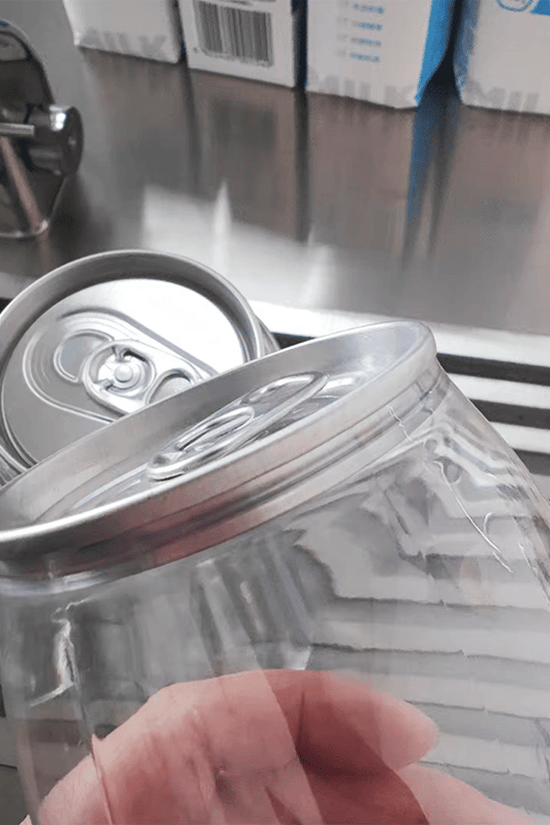 Intelligent Fully Automactic Can Bottle Sealing Machine With Safety Cover - TEM IMPORTS™