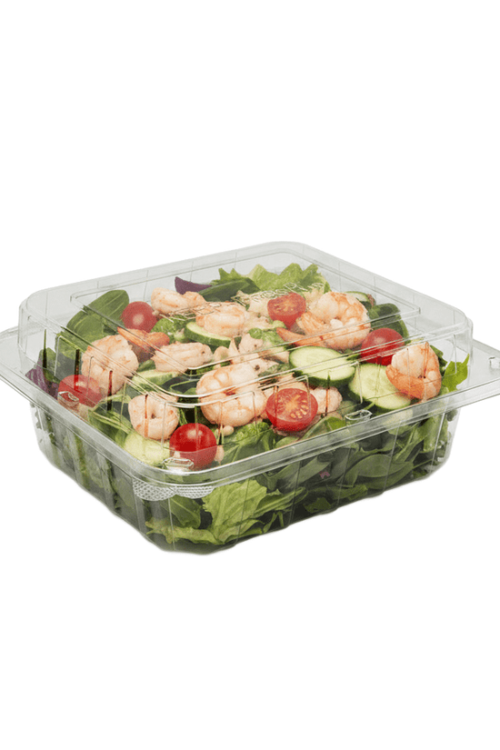Jumbo Salad Hinged Lid Container - 100/CTN - TEM IMPORTS™