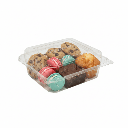 Jumbo Salad Hinged Lid Container - 100/CTN - TEM IMPORTS™