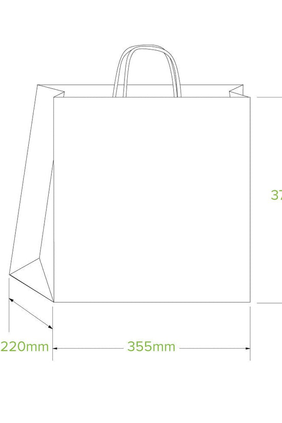 Jumbo Twist Handle Kraft Paper Bags - 150/CTN - TEM IMPORTS™