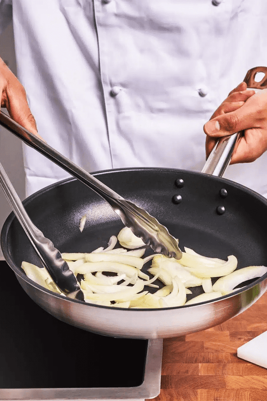 KH Deluxe® Stainless Steel Frypan Non - Stick - TEM IMPORTS™
