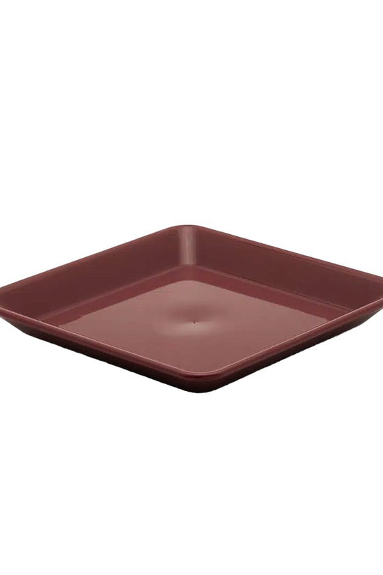 KH Healthcare Square Bread Butter Plate Burgundy #23 (Box 12) - TEM IMPORTS™